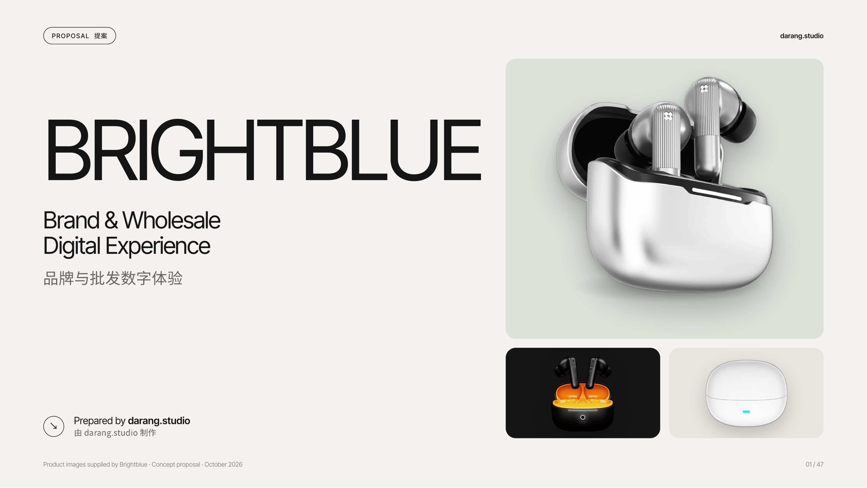 The proposal — Brand & Wholesale Digital Experience